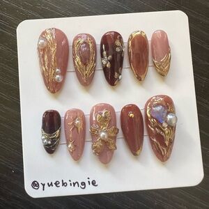 3D Nail Art, Custom Press-Ons